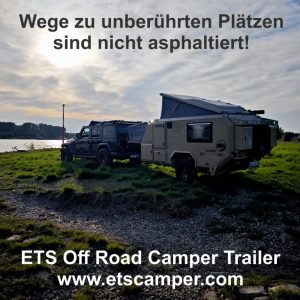 ETS Off Road Camper Trailer RV505 / Wohnwagen / Wohnanhänger / Farbe: sand