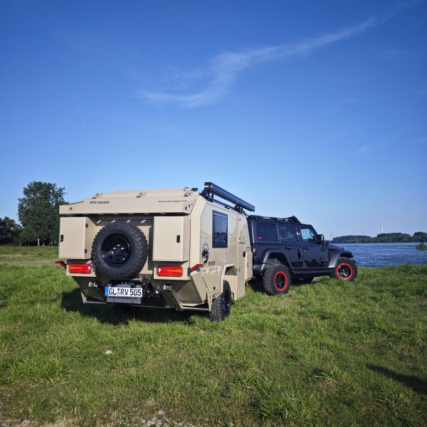 ETS Off Road Camper Trailer RV505 / Wohnwagen / Wohnanhänger / Farbe: sand ETS Off Road Camper Trailer RV505 / Wohnwagen / Wohnanhänger / Farbe: sand