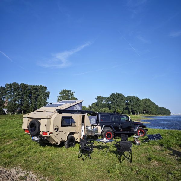 ETS Off Road Camper Trailer RV505 / Wohnwagen / Wohnanhänger / Farbe: sand ETS Off Road Camper Trailer RV505 / Wohnwagen / Wohnanhänger / Farbe: sand