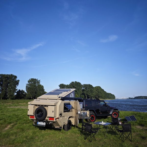 ETS Off Road Camper Trailer RV505 / Wohnwagen / Wohnanhänger / Farbe: sand ETS Off Road Camper Trailer RV505 / Wohnwagen / Wohnanhänger / Farbe: sand