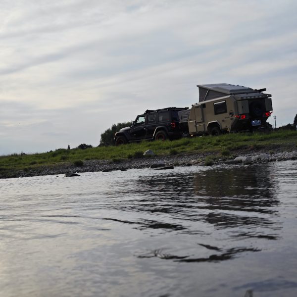 ETS Off Road Camper Trailer RV505 / Wohnwagen / Wohnanhänger / Farbe: sand ETS Off Road Camper Trailer RV505 / Wohnwagen / Wohnanhänger / Farbe: sand