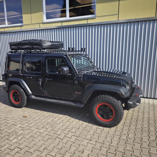 Motorhaube mit Echtglas-Einsatz Wrangler JL/JT Motorhaube mit Echtglas-Einsatz Wrangler JL/JT